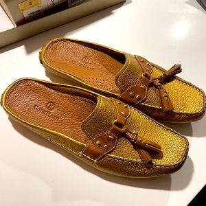 Cole Haan Bronze Leather Byron Mule